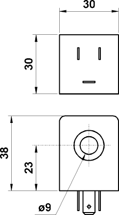 bobina 30 mm