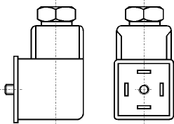 connettore 30 mm