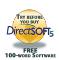 DirectSOFT 100-word program - fully functional - FREE to download