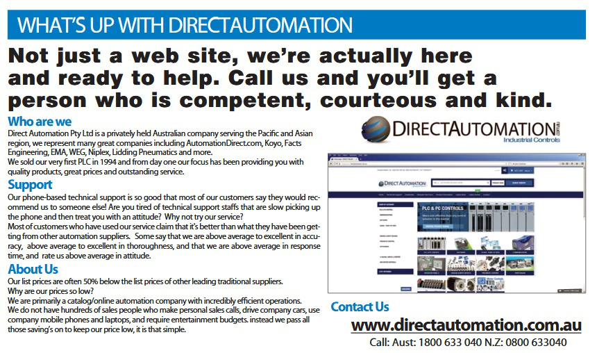 Direct Automation - Contact us for Tech Support